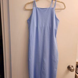 Monrow Double Strap Tank Dress - Lagoon / M - NWT